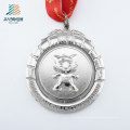 Best Selling 3D Carton Casting Souvenir Custom Silver Medal